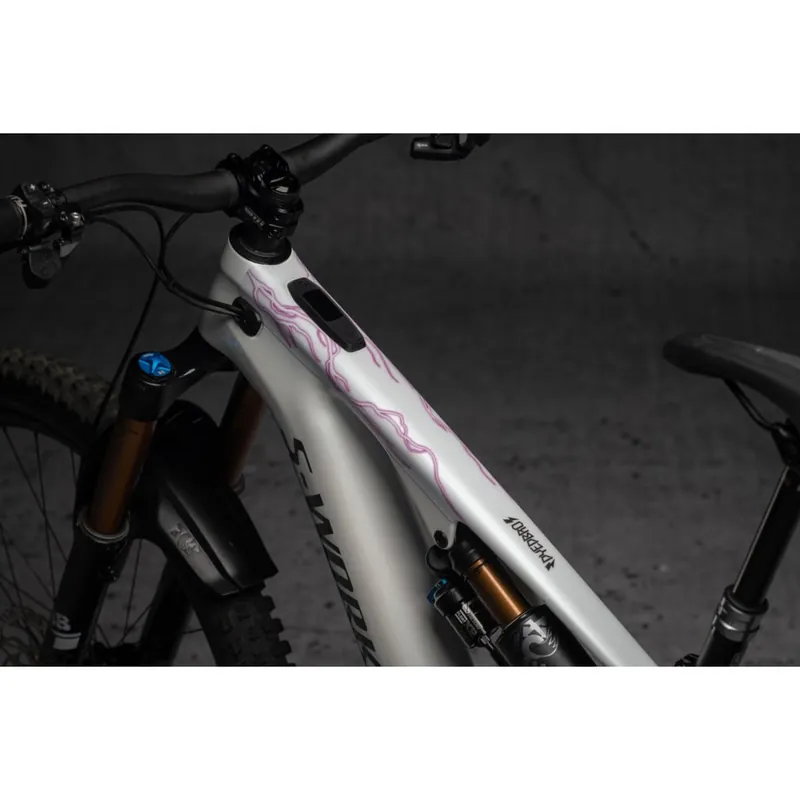 DYEDBRO Rahmenschutz Kit Lightning E-BIKE - pink matt Solange Der Vorrat Reicht