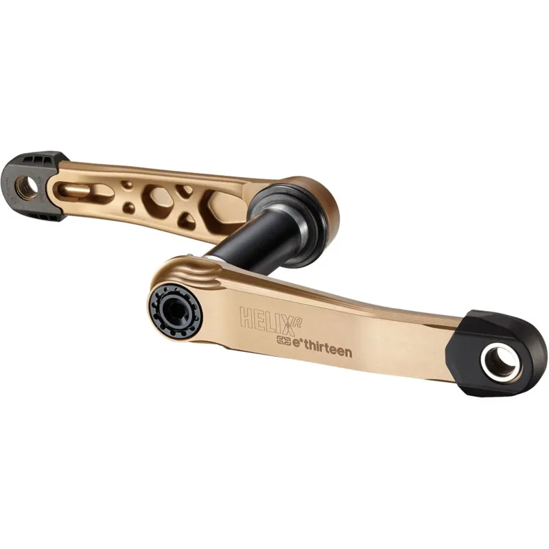 Zertifiziert e*thirteen Helix Race Kurbel - 30mm 68/73mm P3 Connect - bronze