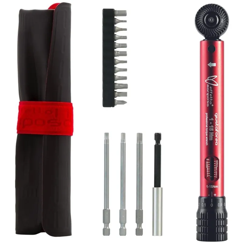 Garantierte Lieferung Effetto Mariposa Giustaforza 1-15 Pro Deluxe Drehmomentschlüssel Set - black/red
