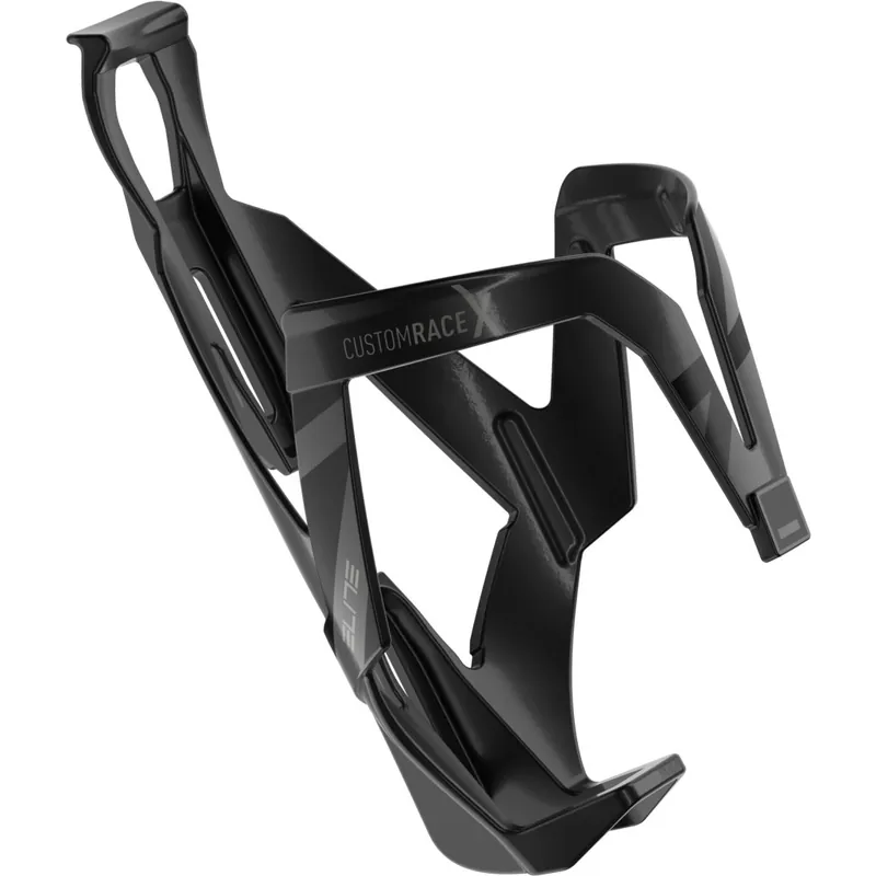 Elite Custom Race X Flaschenhalter - black/black glossy Sonderangebot
