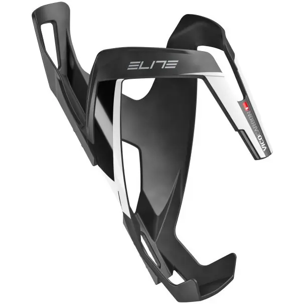 Elite Vico Carbon 20 Flaschenhalter - mat/white graphic Letzte Chance