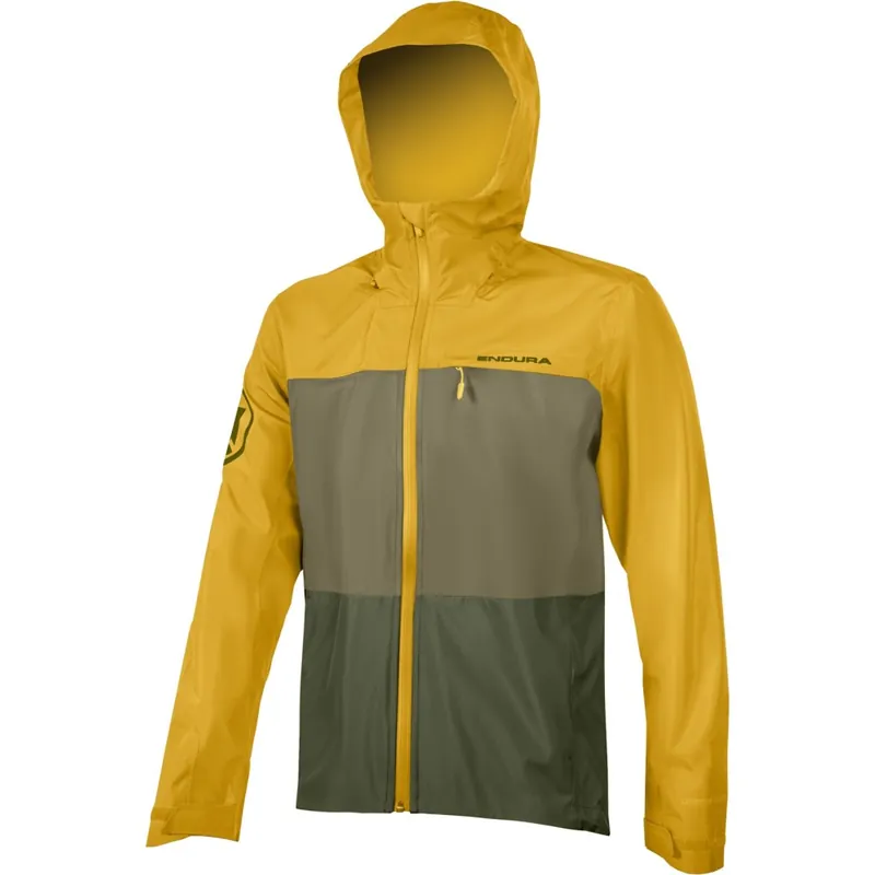 Solange Der Vorrat Reicht Endura SingleTrack II Wasserdichte Jacke Herren - yellow mustard