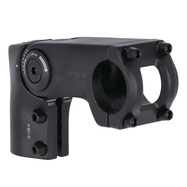 Geprüft Ergotec Sepia XL Ahead 50 Verstellbarer Vorbau 1 1/8" 31.8mm - black sandblasted