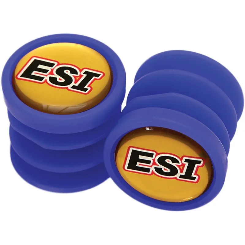 Begrenztes Angebot ESI Grips Bar Plugs Lenkerstopfen - Blue