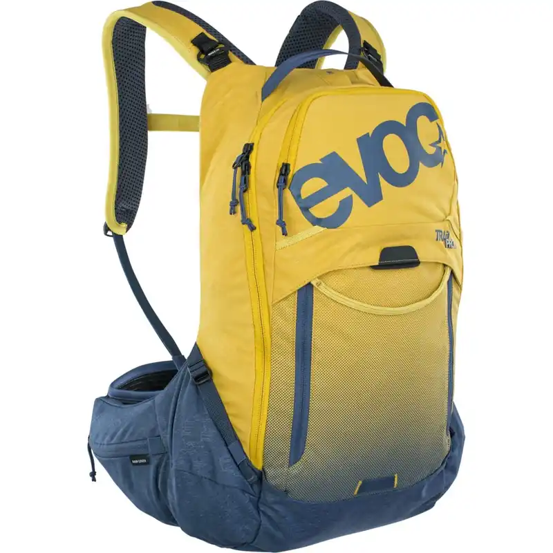 Abverkauf EVOC Trail Pro 26 Protektorrucksack - Curry/Denim