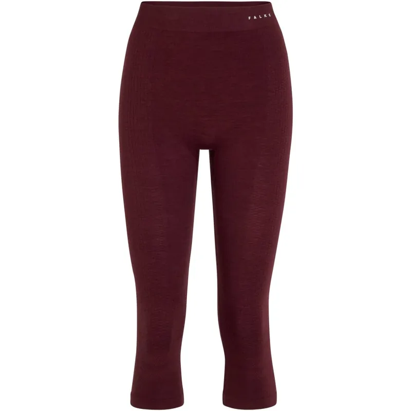 Rabatt Falke Wool-Tech Trend Protective 3/4 Tights Damen - barolo 8526