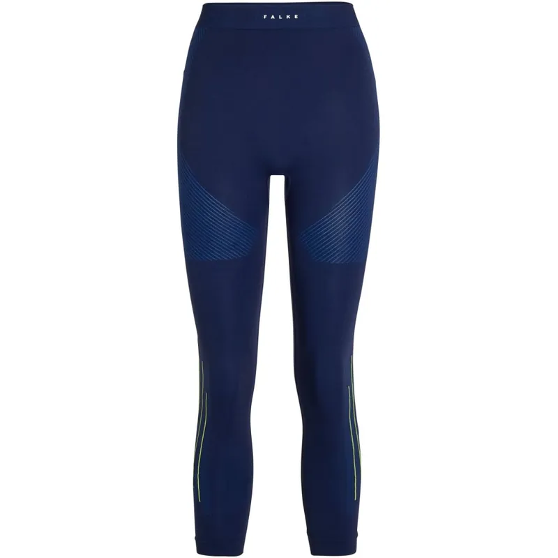 Neu Falke Warm Trend Long Tights Damen - space blue 6116