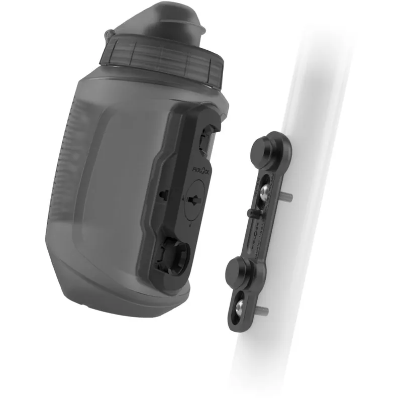 Solange Der Vorrat Reicht Fidlock Twist Flasche 550ml Compact + Bike Base Halterung - transparent black