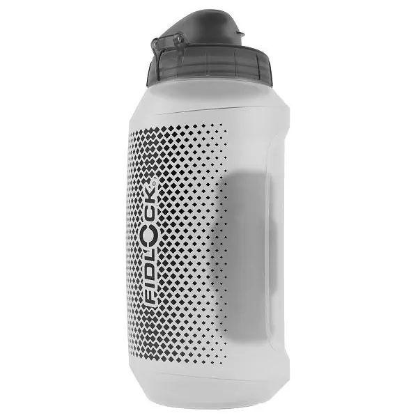 Fidlock Twist Single Trinkflasche 750ml Compact + Bottle Connector Halterung - weiß transparent Aktuell