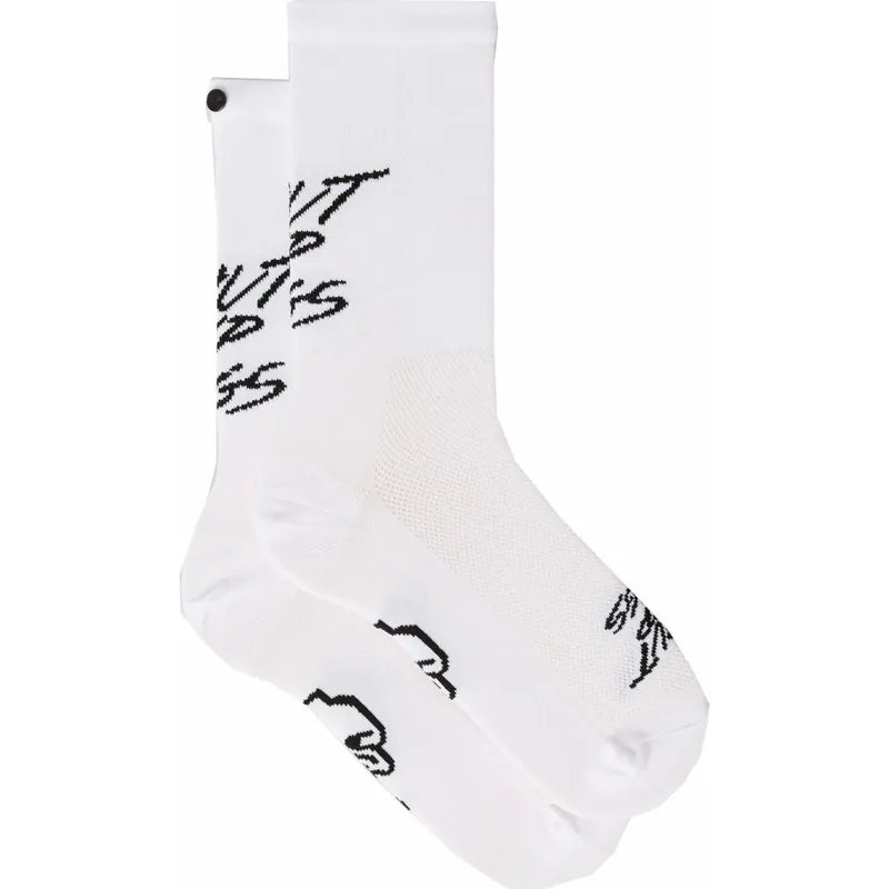 Sonderangebot FINGERSCROSSED Shut Up Legs Fahrradsocken - Weiß