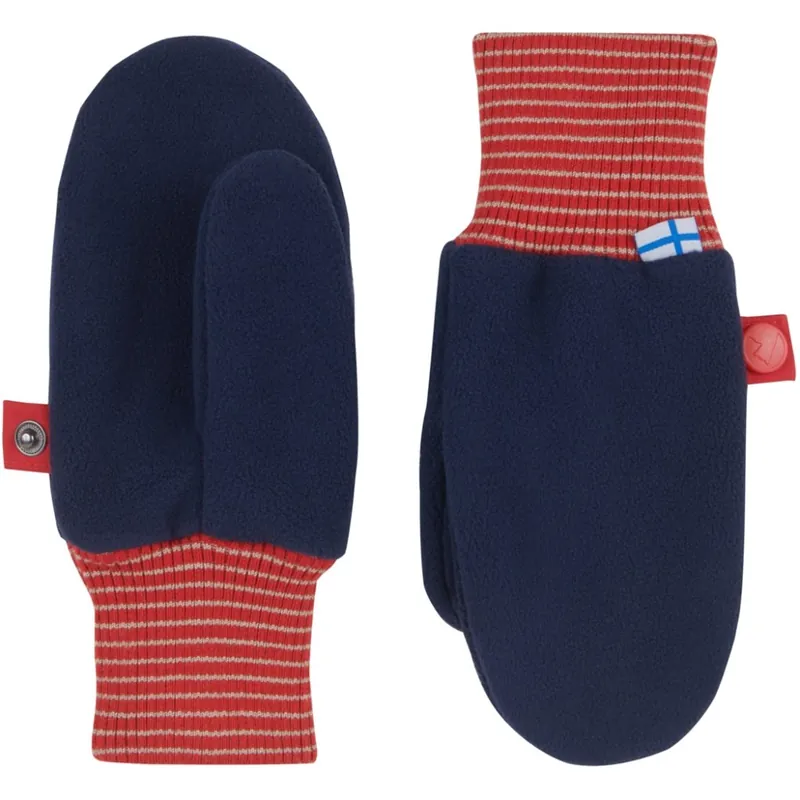 Neuheit Finkid PUPUJUSSI Fäustlinge Kinder - navy/red