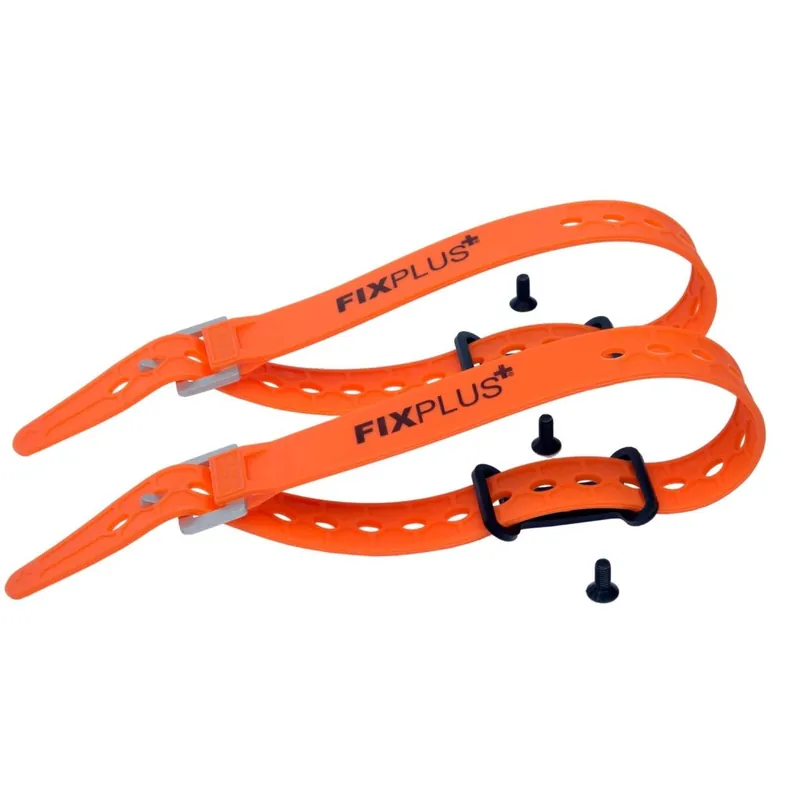 Meistverkauft FixPlus Sachen Festmacher 2 Stk. inkl. 2x Strap Orange 46cm - schwarz/orange
