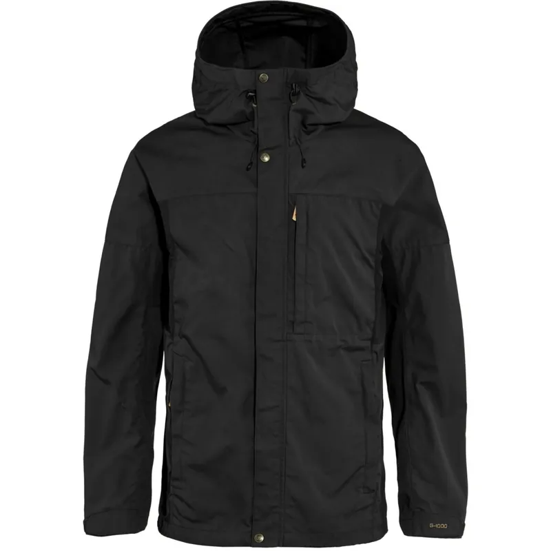 Fjällräven Kaipak Jacke Herren - schwarz Zertifiziert