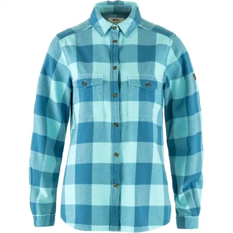 Fjällräven Övik Heavy Flannelhemd Damen - dawn blue-breeze blue Mega-Angebot