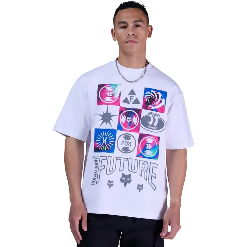 Aktuell FOX Image Cosmo Midweight Oversized T-Shirt Herren - white