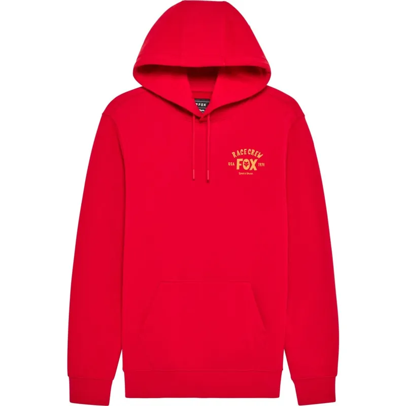 FOX Slogan Fleece Hoodie Herren - flame red Knallerangebot