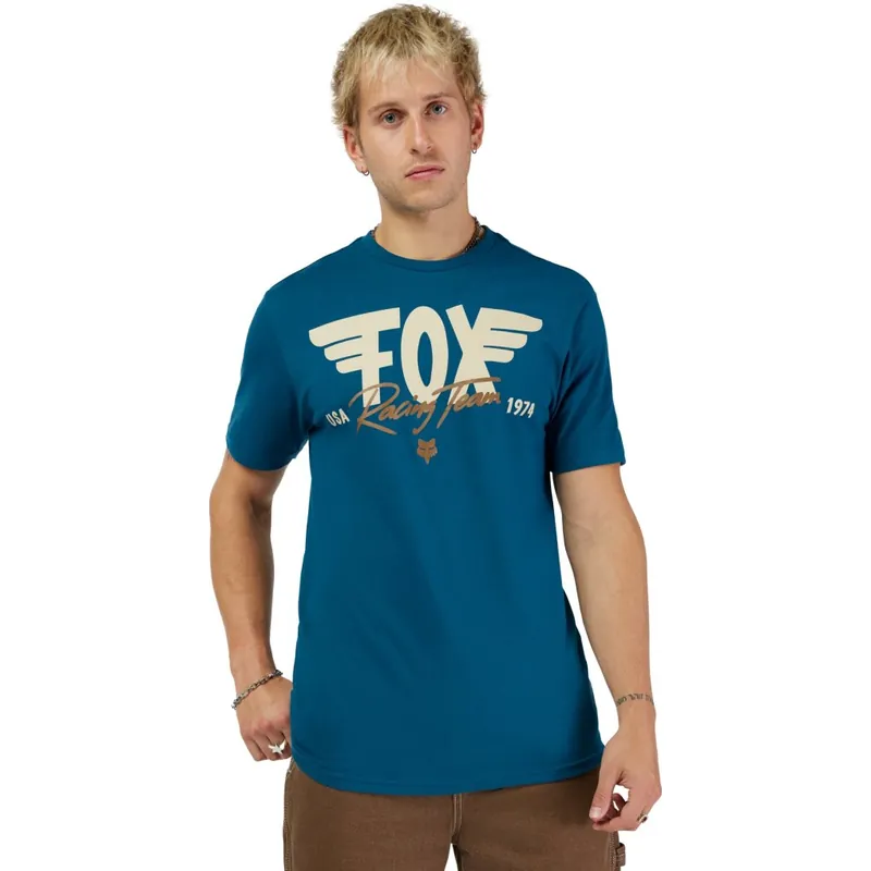 FOX Winged Premium Kurzarmshirt Herren - twilight Versand Am Gleichen Tag