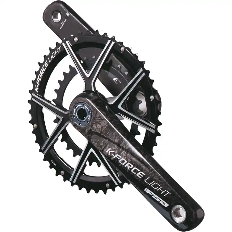 FSA K-Force Light Modular Supercompact BB386EVO Road Kurbelgarnitur 2x10/11-fach - 48/32Z - UD Carbon/schwarz Solange Der Vorrat Reicht