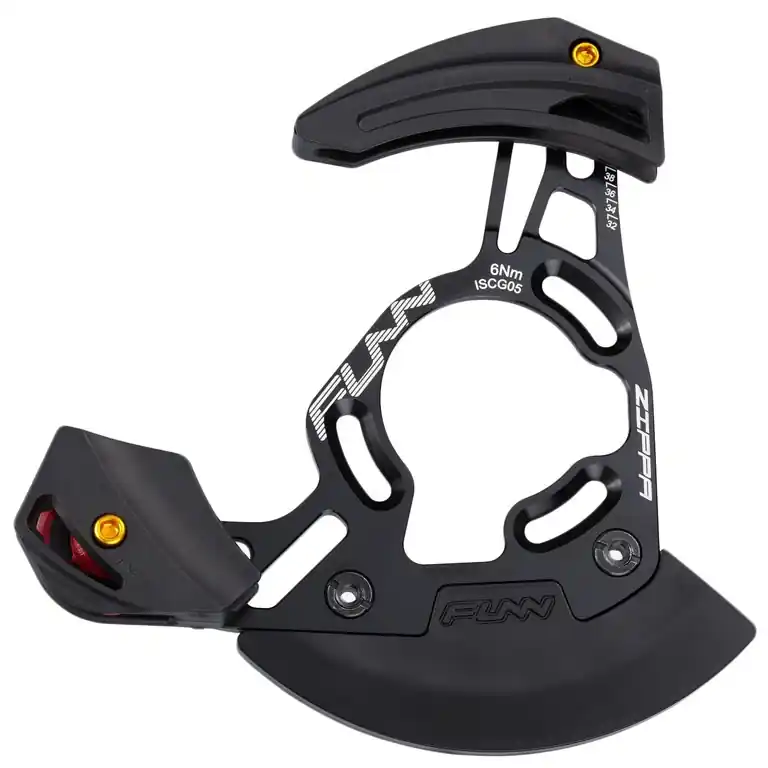 Funn Zippa DH ISCG 05 Kettenführung - schwarz Neu