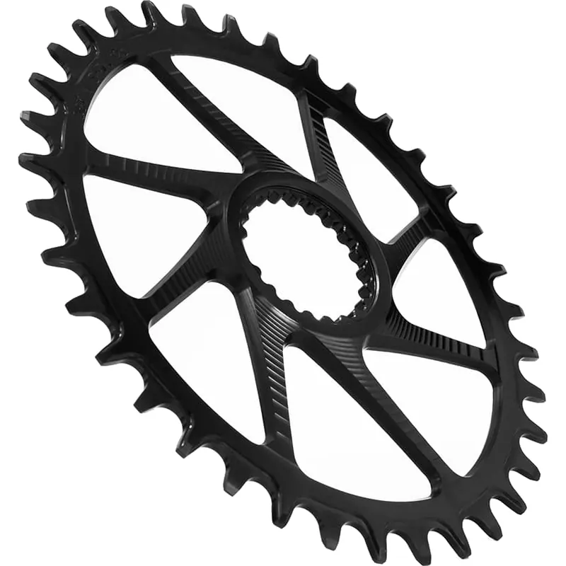 Garbaruk MTB Kettenblatt - Direct Mount / Rund / Narrow-Wide - für Shimano Deore XT M8100 / SLX M7100 - schwarz Super-Preis