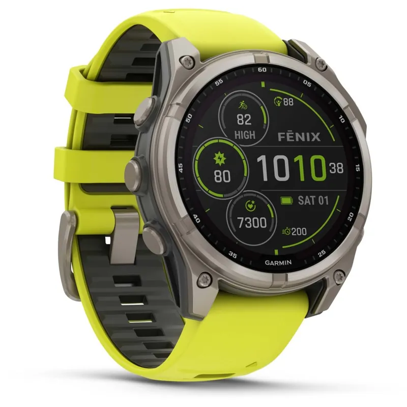 Garmin fenix 8 Sapphire Solar GPS Smartwatch - 47mm - Graphit/Titanium Titan Begrenztes Angebot