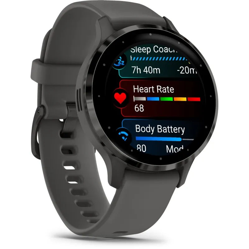 Garmin Venu 3S GPS Smartwatch - kieselgrau/schiefergrau Preisreduziert
