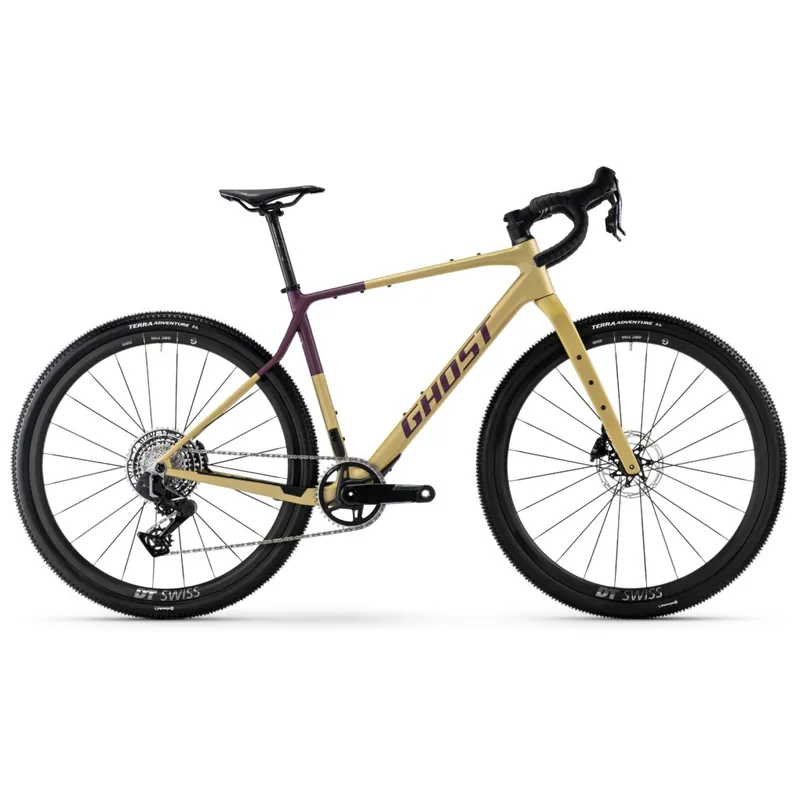 Expressversand Ghost ASKET CF LTD - Force AXS - Carbon Gravel Bike - 2026 - honey gold / berry blush matt