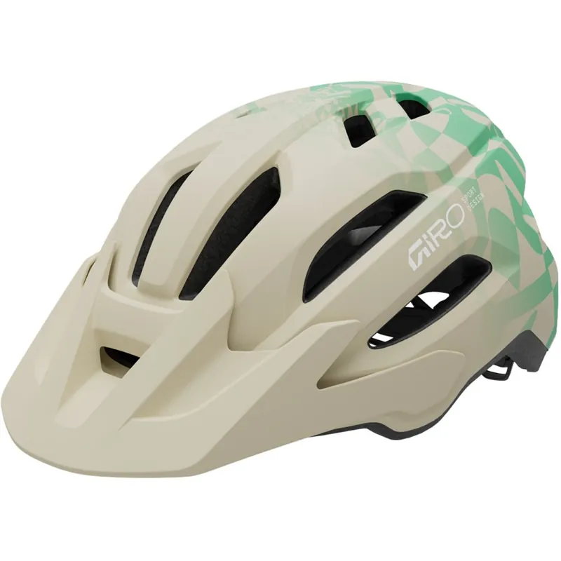 Echt Giro Fixture MIPS II MTB Helm - matte stone/green rush
