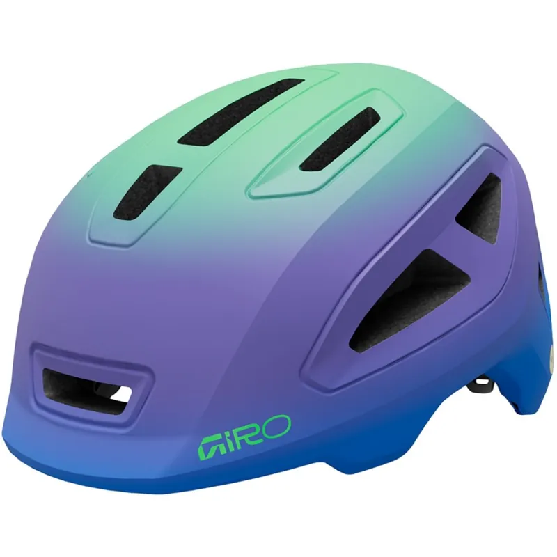 Geprüft Giro Scamp II Kinderhelm - matte blue/green