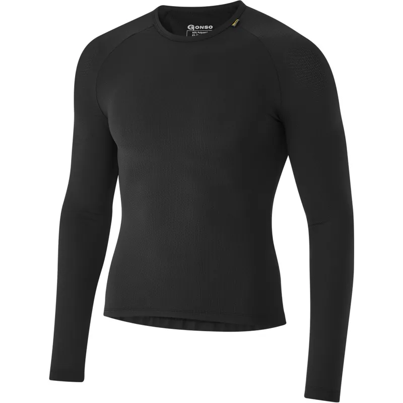 Knallerangebot Gonso Base Langarmshirt Herren - Schwarz