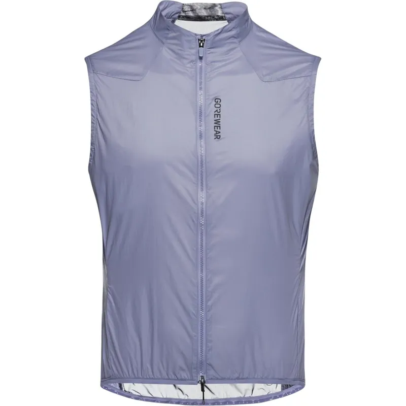 Markenprodukt GOREWEAR Distance Windbreaker Weste Herren - amethyst grey DF00