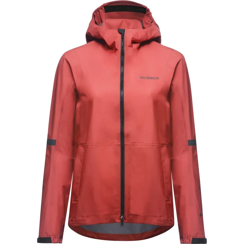 Begrenztes Angebot GOREWEAR Lupra 2.0 GORE-TEX Kapuzenjacke Damen - coral red DI00