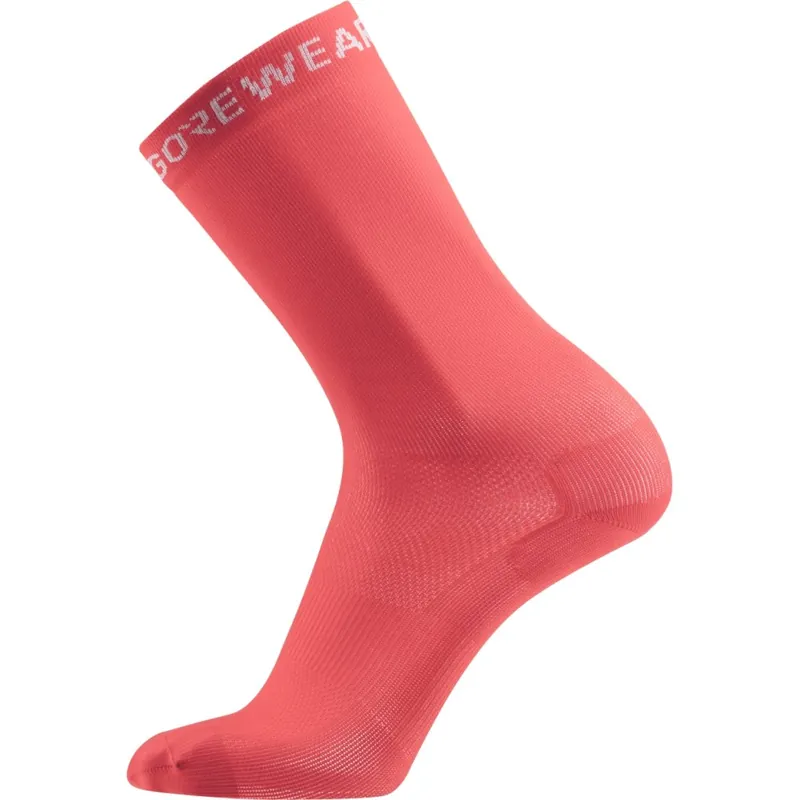 GOREWEAR Essential Socken mittellang - coral red DI00 Direkt Vom Hersteller