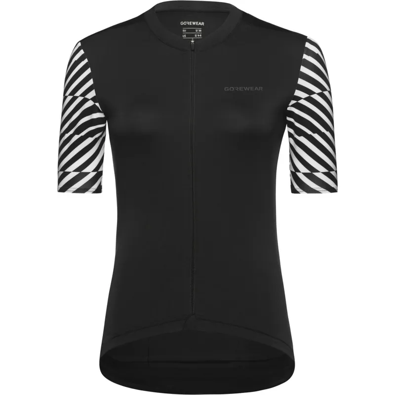 GOREWEAR Swiftride Optical Kurzarm-Trikot Damen - schwarz/weiß 9901 Finale Aktion