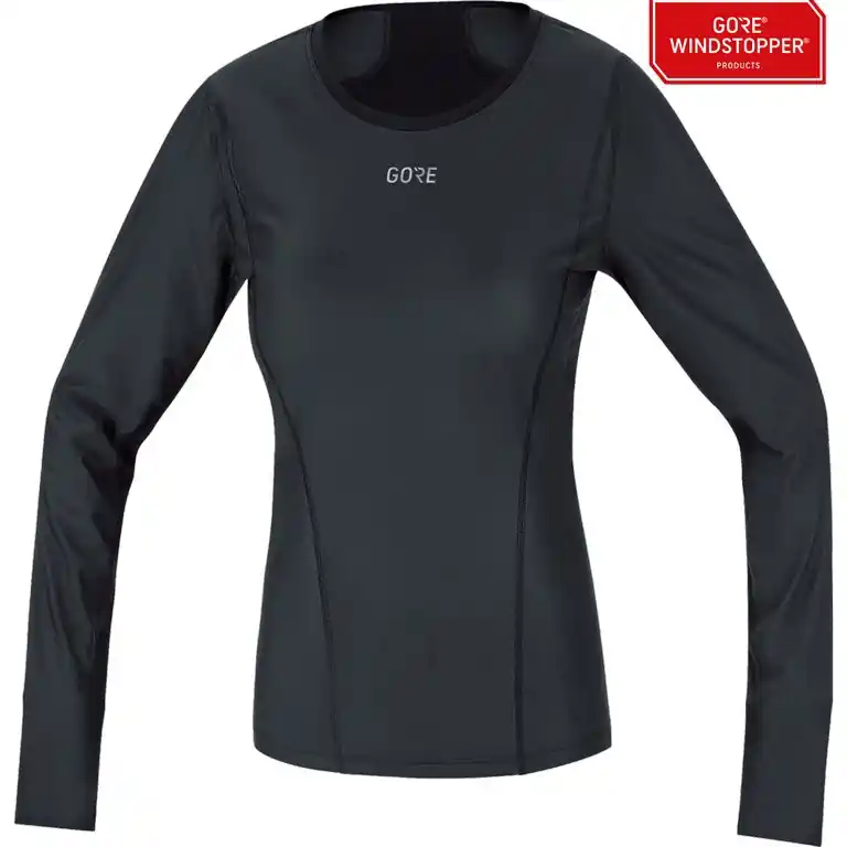GOREWEAR GORE® WINDSTOPPER® Thermo Base Layer mit langen Ärmeln Damen - schwarz 9900 Bestseller