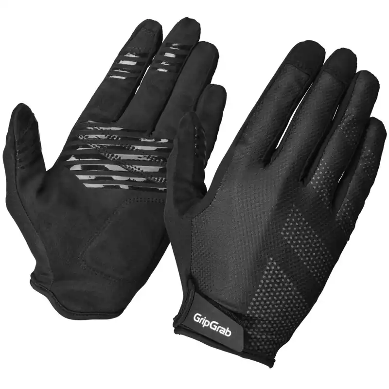 Highlight GripGrab RIDE RC Lite Padded Vollfinger Handschuhe - Schwarz
