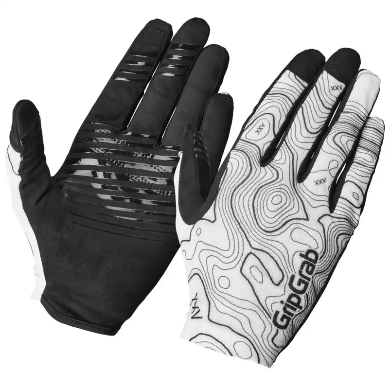 GripGrab Rebel Full Finger Handschuhe - Weiß Super-Preis
