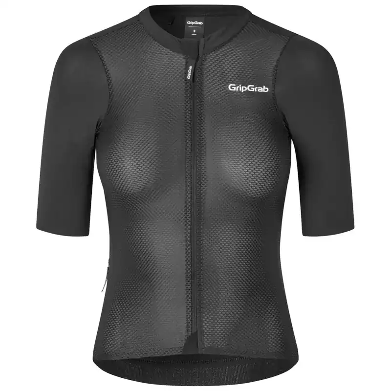 GripGrab PACR Lightweight Kurzarmtrikot Damen - Schwarz Must-Have