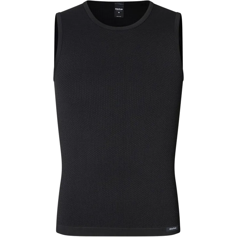 Direkt Vom Hersteller GripGrab PACR Spring-Autumn Seamless Ärmelloses Unterhemd Herren - Black