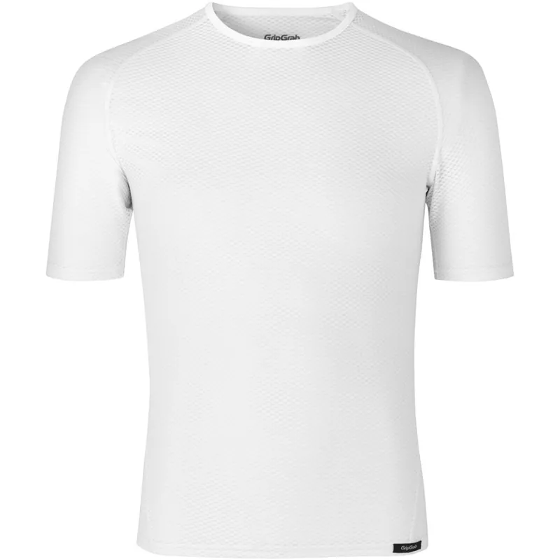 Bestseller GripGrab Ultralight Mesh Kurzarm-Unterhemd Herren - Weiß
