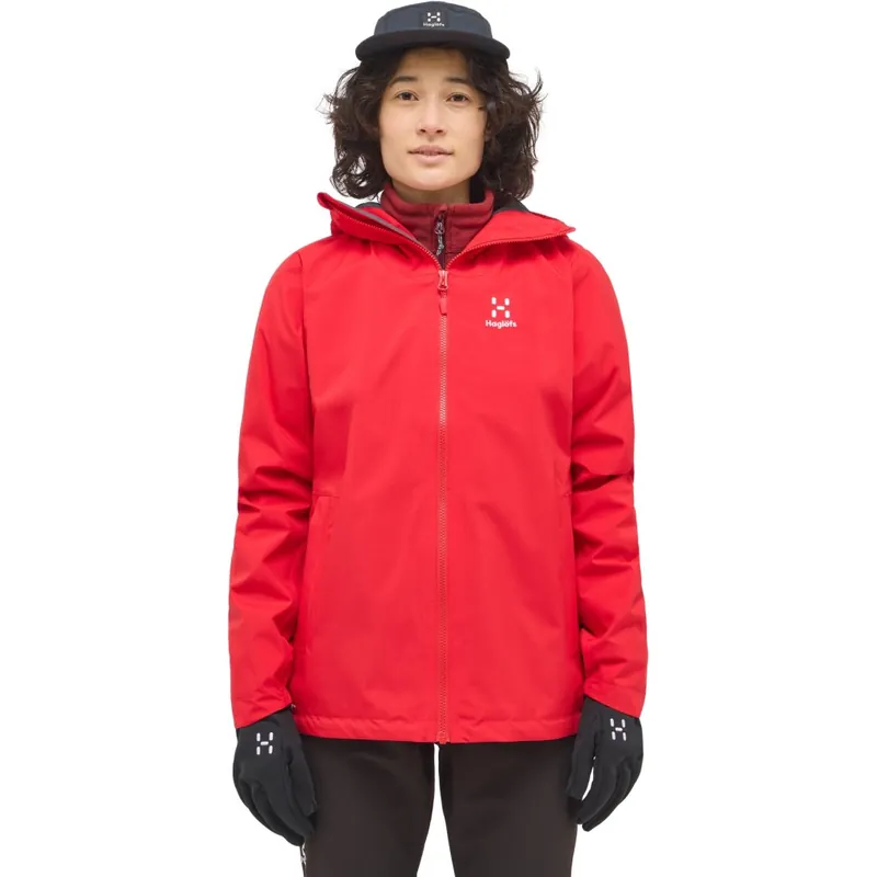 Haglöfs Korp Proof Jacke Damen - bright red 5RA Ausverkauf