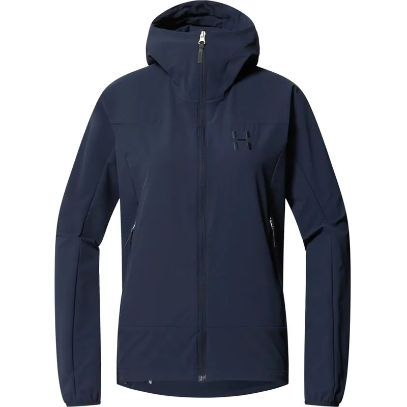 Haglöfs Rosson Softshell Hood Jacke Damen - tarn blue 3N5 Sonderangebot