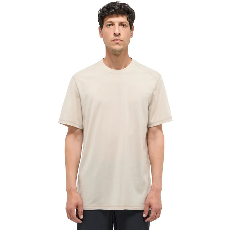 Haglöfs Kaise Wool Kurzarmshirt Herren - chalk beige 5S9 Direkt Vom Hersteller