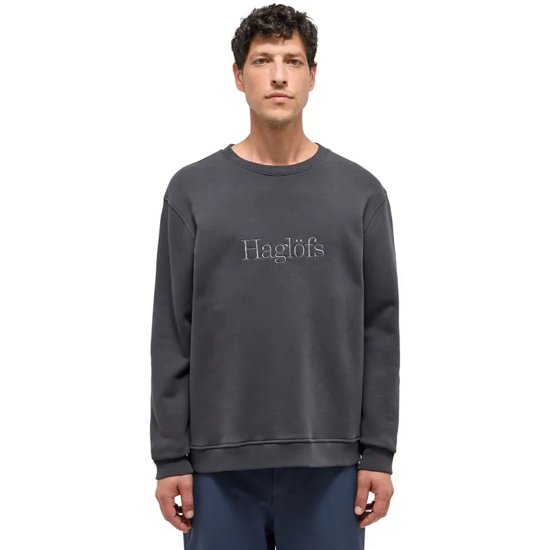 Haglöfs Crewneck Sweatshirt Herren - true black 2C5 Highlight
