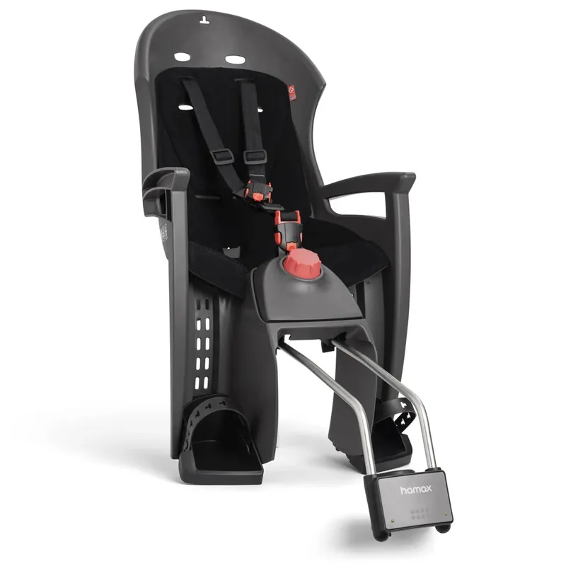 Hamax Siesta Fahrrad-Kindersitz - grau/schwarz Rabatt