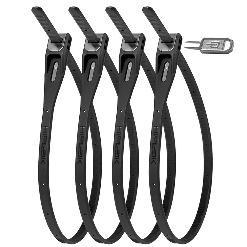 Top-Seller Hiplok Z-Lok 40cm Kabelschloss - 4 Stück - black