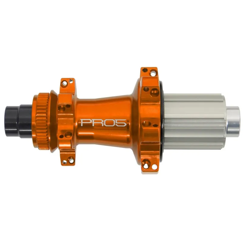 Hope Pro 5 Straightpull Hinterradnabe - Centerlock - 12x142mm Shimano HG - orange Top-Preis