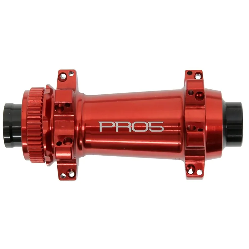 Hope Pro 5 Straightpull Vorderradnabe - Centerlock - 15x110mm Boost - rot Neue Kollektion