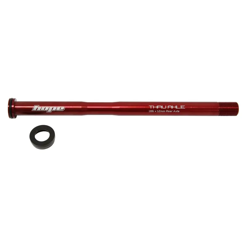 Hope Steckachse für SRAM UDH Ausfallenden 12x148mm Boost 186 mm - rot Zertifiziert