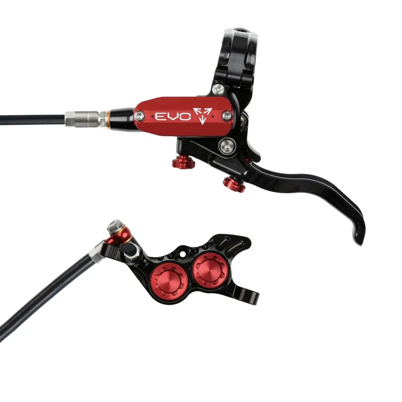 Hope Tech 4 EVO GR4 Scheibenbremse - schwarz/rot – Hebel links Heißes Angebot